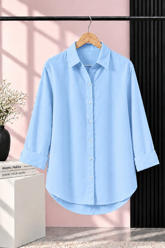 SKY BLUE BUTTON DOWN SHIRT