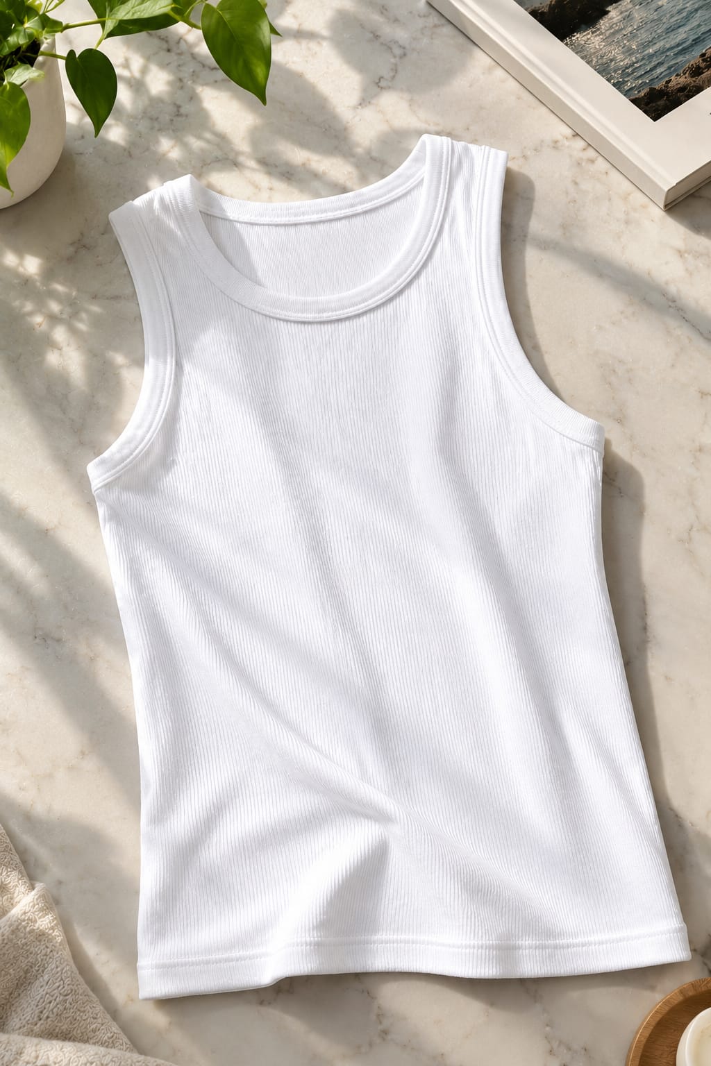WHITE INNER TANK TOP