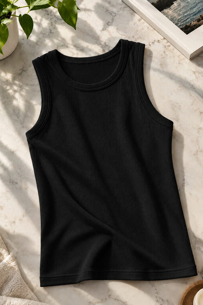 BLACK INNER TANK TOP