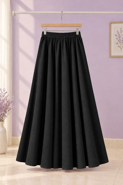 BLACK MAXI SKIRT