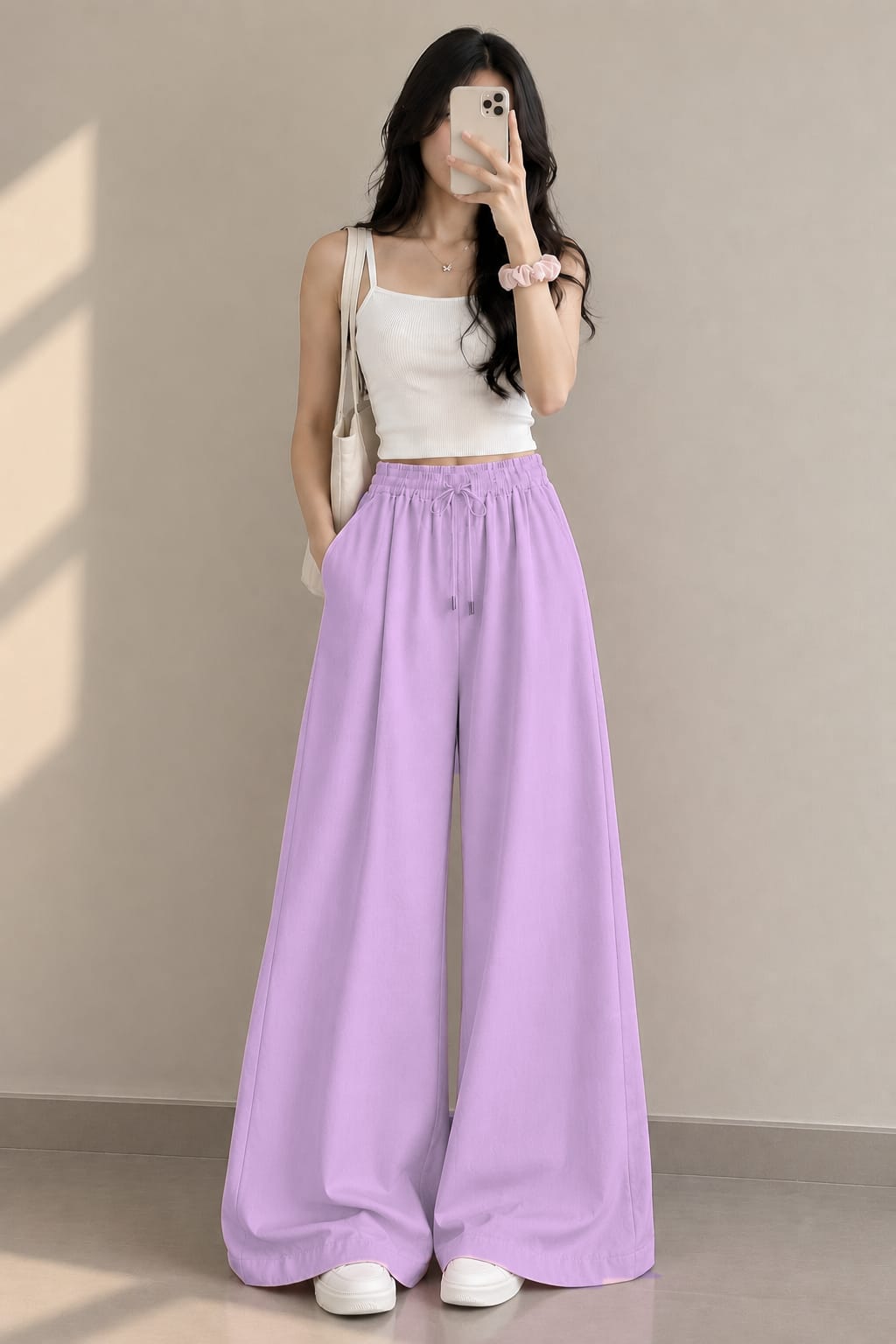 LILAC FLAPPER TROUSER