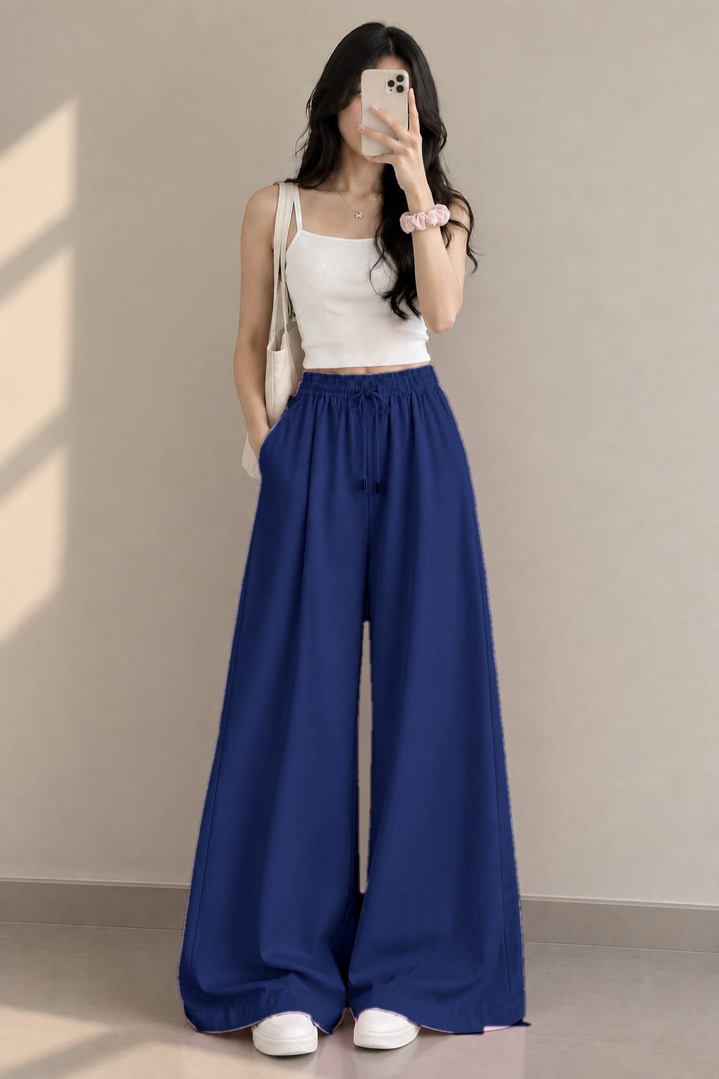 NAVY BLUE FLAPPER TROUSER
