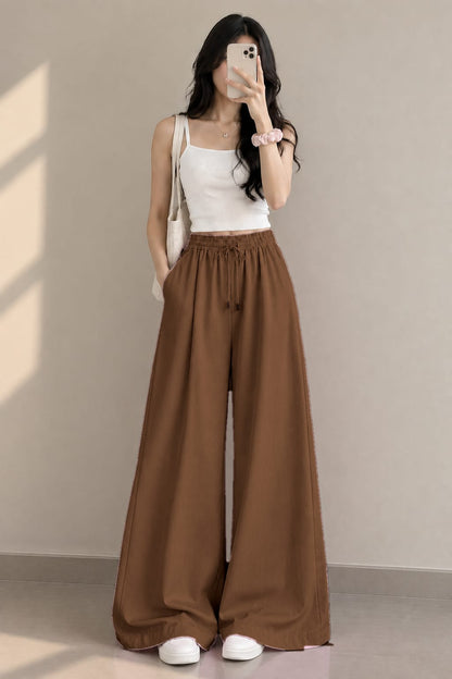 COFFEE BROWN FLAPPER TROUSER