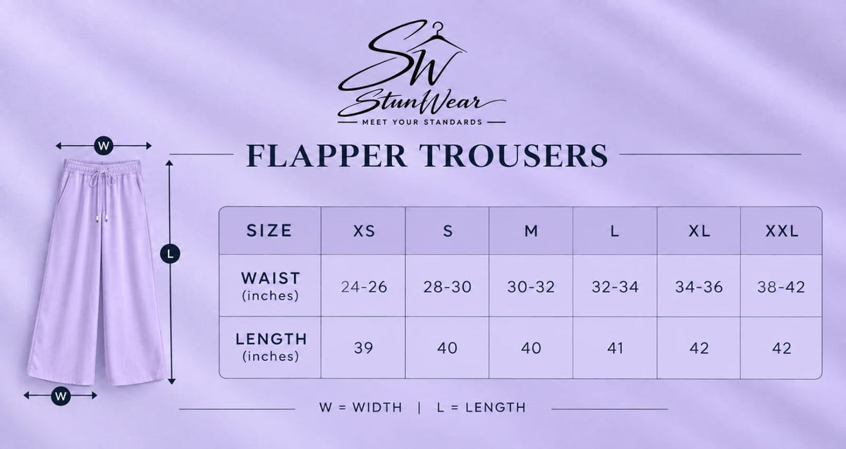 BLACK FLAPPER TROUSER